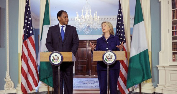 Henry Odein Ajumogobia and Hillary Clinton