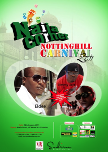 Naija corner at NOTTINGHILL CARNIVAL 2011