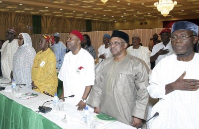 Ministerial retreat for newly appointed ministers by President Muhammadu Buhari, Nov 2015.
