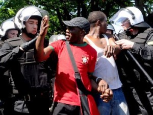 Nigerian-Polish protest