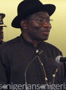 Nigeria's President Goodluck  Jonathan