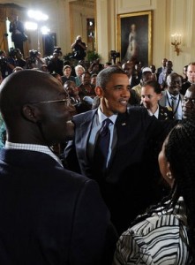 Obama and Young African Leaders