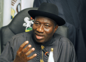 Nigeria's President Goodluck ebele Jonathan
