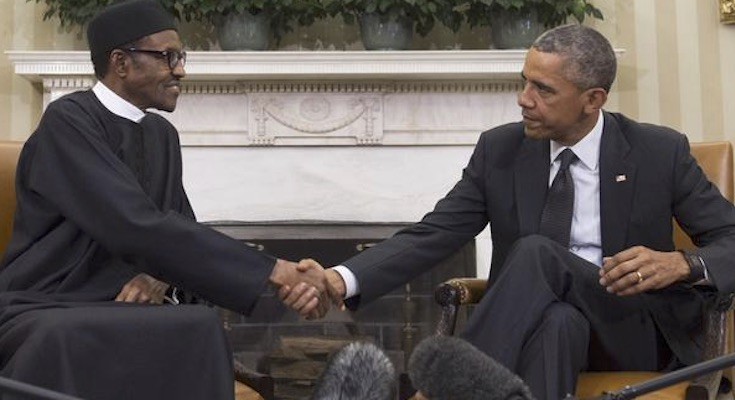 Buhari visits Obama at the White House